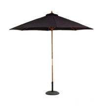 2.7m Grand parapluie octogonale extérieur au patio noir